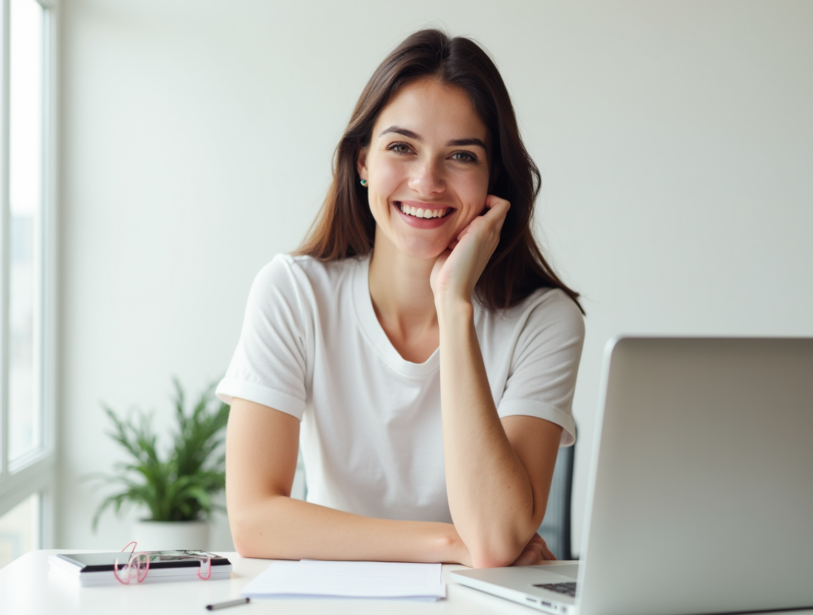 Happy woman